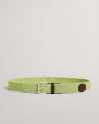 Elastic braid belt