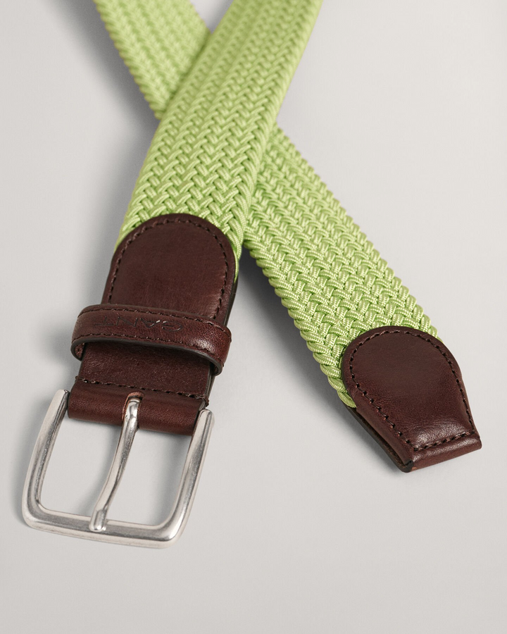 Elastic braid belt