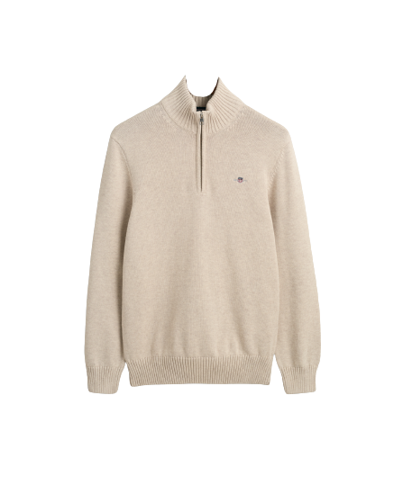 Casual cotton halfzip