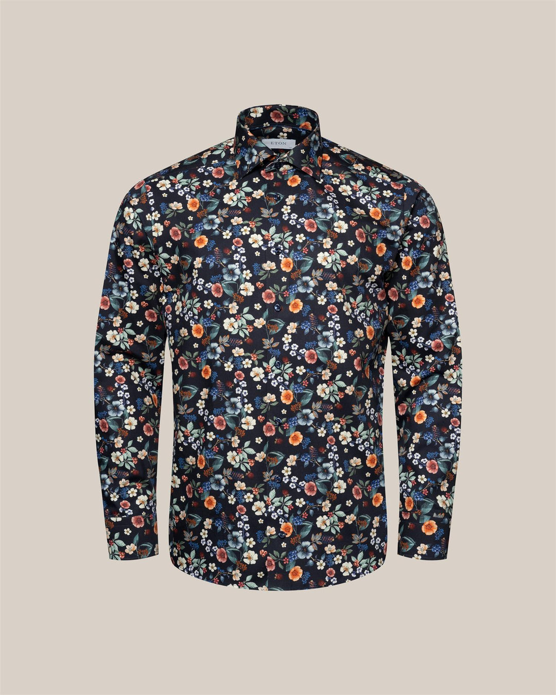 Contemporary Floral Print Signature Twill Shirt