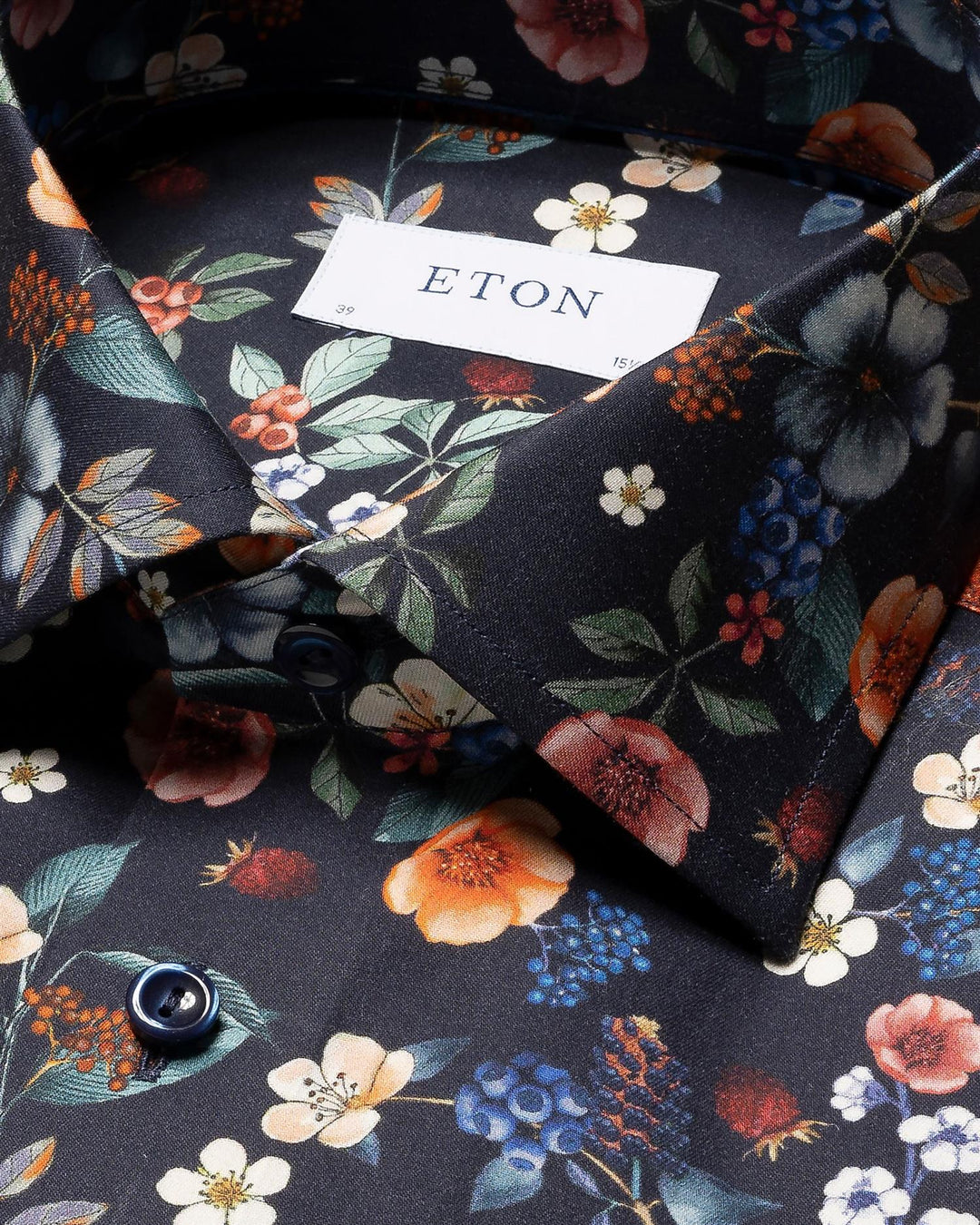 SLIM Floral Print Signature Twill Shirt